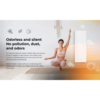AENO Premium Eco Smart Heater White AGH0003S