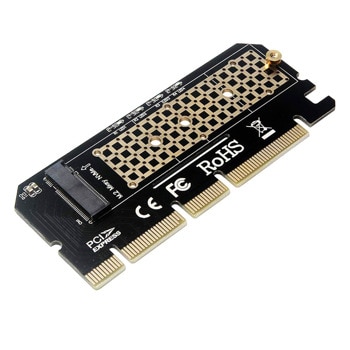 Контролер PCIe 3.0 x16 към 1x M.2 M-key | JAR Computers PCIe 3.0 x16 към 1x M.2 M-key