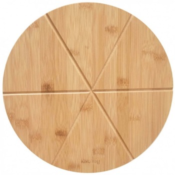 Дъска за рязане на пица Kinghoff KH 1565, 35 см, бамбук | JAR Computers Kinghoff KH 1565