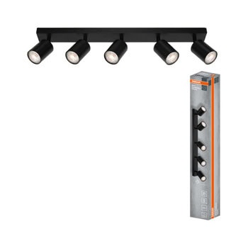 ledvance led spot elemental 5xgu10 black