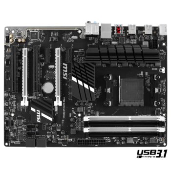 Дънна платка MSI 970A SLI KRAIT EDITION, AMD 970, AM3(+), DDR3, PCI-E (SLI&CF), 6x SATA 6Gb/s, 2x USB 3.1, ATX | JAR Computers MSI 970A SLI KRAIT EDITION