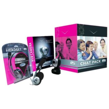 Chat Pack, Headset+Microphone +Webcamera