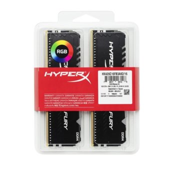 Kingston 32GB(2x16GB) DDR4 3200Mhz HyperX Fury RGB