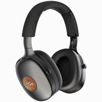 Слушалки House of Marley Positive Vibration XL (EM-JH151-SB), безжични, микрофон, Bluetooth, AUX, активна шумоизолация, черни | JAR Computers House of Marley EM-JH151-SB