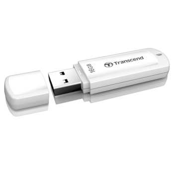 Памет 16GB USB Flash Drive, Transcend JetFlash 370, USB 2.0, бяла | JAR Computers 16GB Transcend JetFlash 370 TS16GJF370