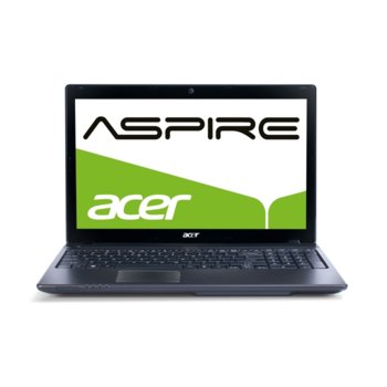 Лаптоп 15.6" (39.62 cm) ACER AS5750ZG-B953G50Mnkk, черен, двуядрен Pentium® B950 2.1GHz, HD LED Display & GeForce GT520M 1GB (HDMI), 3GB, 500GB, DVDRW, 802.11n, camera, Linux, 2.6kg, 1г. гаранция | JAR Computers 15.6" (39.62 cm) ACER AS5750ZG-B953G50Mnkk