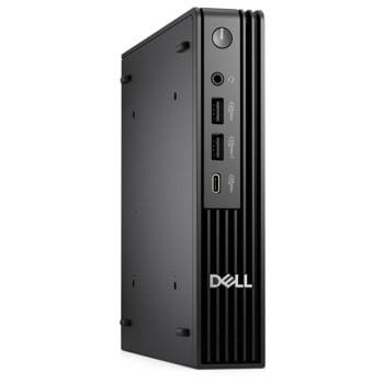 Настолен компютър Dell Pro Micro Plus QBM1250 (BTO105_QBM1250_EMEA), двадесетядрен Intel Core Ultra 7 265 2.4/5.3 GHz, 16GB DDR5, 1TB SSD NVMe, 1x USB 3.2 Gen 2x2 Type-C, клавиатура и мишка, Windows 11 Pro | JAR Computers Dell Pro Micro Plus QBM1250 BTO105_QBM1250_EMEA