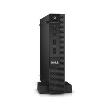 Настолен компютър Dell OptiPlex 3020 M (CA001D3020M1H16_WIN), дву-ядрен Intel Pentium G3250T 2.8GHz, 4GB DDR3 RAM, 500GB SATA 7.2krpm, 2x USB 3.0, клавиатура & мишка, Windows, 1.28 kg | JAR Computers Dell OptiPlex 3020 M CA001D3020M1H16_WIN