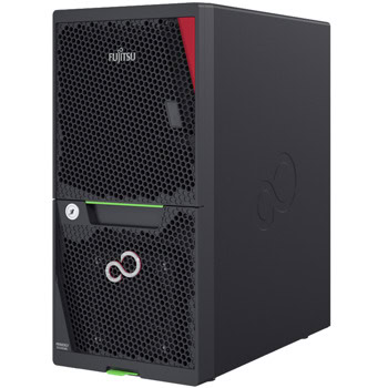 Сървър Fujitsu PRIMERGY TX1310 M5 (VFY:T1315SX052IN), четириядрен Rocket Lake Intel Xeon E-2324G 3.1/4.6GHz, 16GB DDR4 UDIMM, 2x 480GB SATA SSD, 2x 1GbE LAN, 1x USB 3.2 Gen 2x2 Type-C, No OS, 284W PSU | JAR Computers Fujitsu PRIMERGY TX1310 M5 VFY:T1315SX052IN