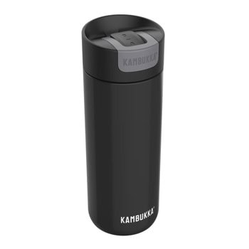 Термочаша Kambukka Olympus Matte Black, 0.5л., неръждаема стомана, черна | JAR Computers Kambukka Olympus 500ml Matte Black 11-02016