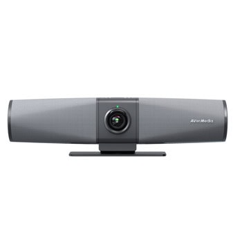 Видеоконферентна система AverMedia PA511D, 4K/UHD вградена камера, двойни многопосочни микрофони, 1x HDMI, 1x USB-A, 1x USB-C, RJ-45, AUX, черна | JAR Computers AverMedia PA511D 61PA511D00AB