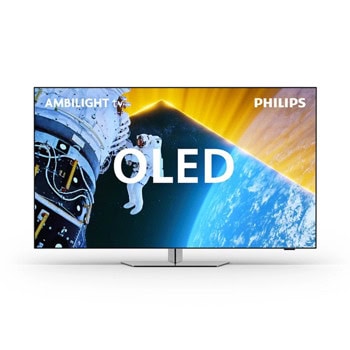 Телевизор Philips 65OLED819/12, 65" (165.1cm) 4K/UHD OLED Smart TV, HDR10+, 144Hz, Dolby Vision, Dolby Atmos, DTS:X, Ambilight, DVB-T/T2/T2-HD/C/S/S2, Wi-Fi, Bluetooth, LAN, 4x HDMI, 2x USB | JAR Computers Телевизор Philips 65OLED819/12