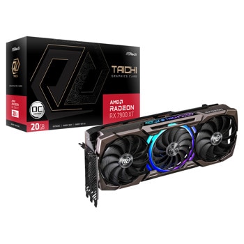 Видео карта AMD Radeon RX 7900 XT, 20GB, ASRock Taichi OC, PCI-E 4.0, GDDR6, 320-bit, DisplayPort, HDMI | JAR Computers AMD Radeon RX 7900 XT ASRock Taichi OC