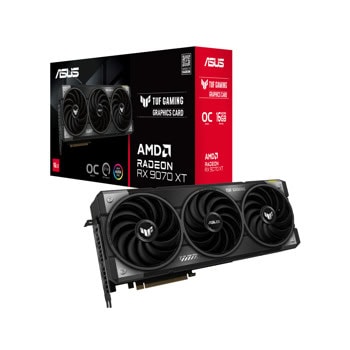 Видео карта AMD Radeon RX 9070 XT, 16GB, Asus TUF Gaming, OC, PCI-E 5.0, GDDR6, 256-bit, DisplayPort, HDMI | JAR Computers Asus Radeon RX 9070 XT TUF Gaming OC