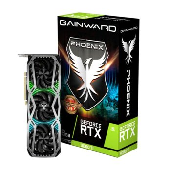 Видео карта Nvidia GeForce RTX 3060 Ti, 8GB, Gainward Phoenix GS, GDDR6, 256-bit, DisplayPort, HDMI | JAR Computers Gainward NE6306TT19P21041X