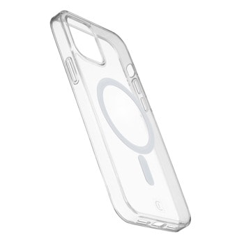 Калъф за Apple iPhone 13, термополиуретанов, Cellularline Gloss Mag, с вградени магнити, прозрачен | JAR Computers Cellularline Gloss Mag for iPhone 13