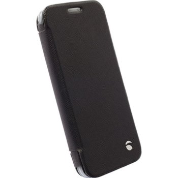 Krusell Malmo Flip Cover for GalaxyS6, S6 Edge blk