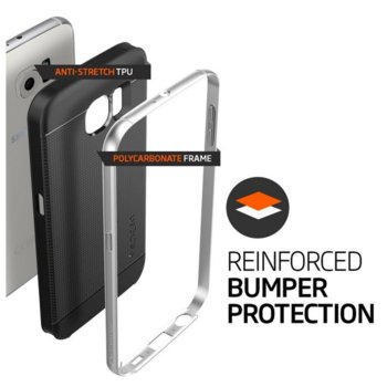 Spigen Neo Hybrid Case Galaxy S6 black-sivler