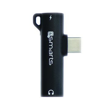 Адаптер 4Smarts 4S468706, от USB-C(м) към USB-C(ж) и 3.5mm жак, черен image