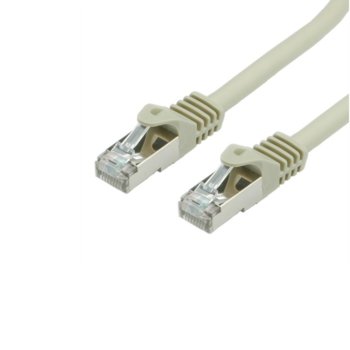 Пач кабел Roline, S/FTP, Cat.7, 0.5m, сив | JAR Computers Roline S/FTP Cat.7 0.5m 21.99.0850