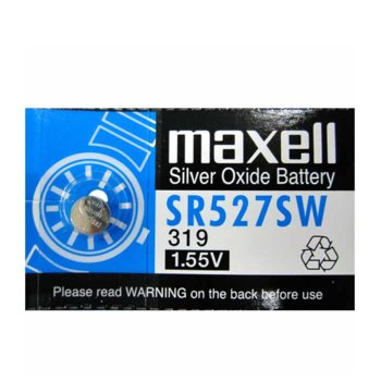 Батерия сребърна Maxell SR, 1.55V, 1 бр. SR527SW
