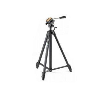 Трипод Velbon Videomate 438, мин/макс. височина 51-153 см, 2кг товароносимост, алуминиев, черен | JAR Computers Velbon VIDEOMATE 438