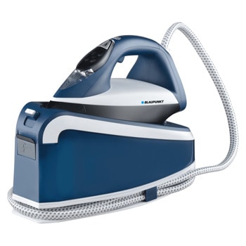 Парогенератор Blaupunkt SSP701, 135 г/мин парен удар, 1500 мл. резервоар, керамична плоча, автоматично изключване, 2800W, син | JAR Computers Парогенератор Blaupunkt SSP701