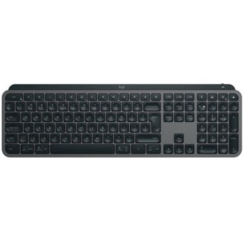Клавиатура Logitech MX Keys S, безжична, USB-C rechargeable, US International, черна, USB | JAR Computers Logitech MX Keys S GRAPHITE