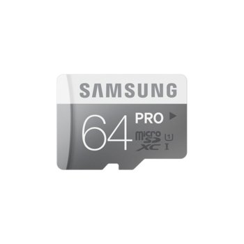 64GB microSDHC Samsung Pro UHS-I