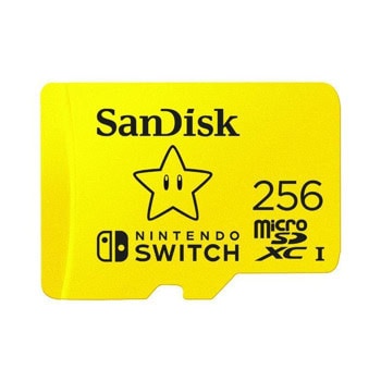 Карта памет 256GB microSDXC, SanDisk SDSQXAO-256G-GNCZN, UHS-I, скорост на четене до 100MB/s, скорост на запис до 90MB/s | JAR Computers SanDisk SDSQXAO-256G-GNCZN