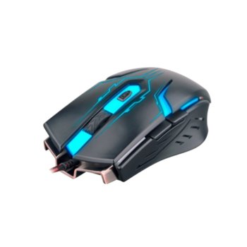 Мишка Sandberg Eliminator, оптична (2400dpi), USB, черна, подсветка, гейминг | JAR Computers Sandberg Eliminator (640-04) Black