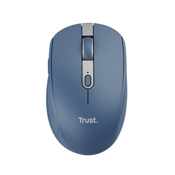 Мишка Trust Ozaa, оптична (3200 dpi), безжична, Bluetooth, USB, синя, 6 бутона | JAR Computers Мишка Trust Ozaa Blue 24934