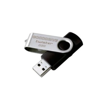 Памет 8GB USB Flash Drive, Goodram Twister, USB 3.0 | JAR Computers 8GB GOODRAM TWISTER 3.0 USB (PD8GH3GRTSBR9)