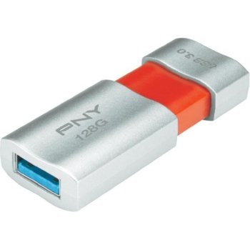 Памет 128GB USB PNY WAVE ATTACHE, USB 3.0 | JAR Computers Флаш памет PNY 128GB WAVE ATTACHE USB 3.0