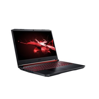 Лаптоп Acer Nitro 5 AN515-54-79C4 (NH.Q59EX.03T), шестядрен Coffee Lake Intel Core i7-9750H 2.6/4.5 GHz, 15.6" (39.62 cm) Full HD IPS Display & GTX 1650 4GB, (HDMI), 8GB DDR4, 1TB HDD, 1x USB 3.1 Type-C, Linux | JAR Computers Acer Nitro 5 AN515-54-79C4