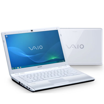 14.1" (35.81 cm) Sony VAIO CW1S1E/W Бял Core2Duo…