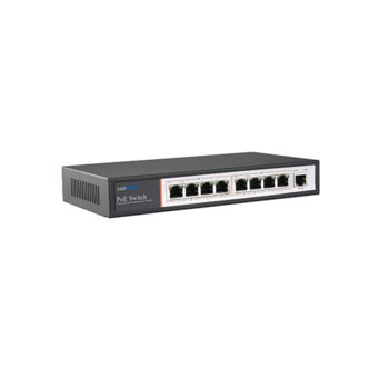 Суич Hored PS504G, 8x 10/100 Ethernet ports, 1x 10/100/1000 ports, PoE | JAR Computers Hored PS1082