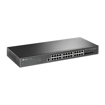 Суич TP-Link JetStream TL-SG3428X, 1000Mbps, 24 порта, 24x 10/100/1000 Mbps, 4x SFP+ | JAR Computers TP-Link JetStream TL-SG3428X
