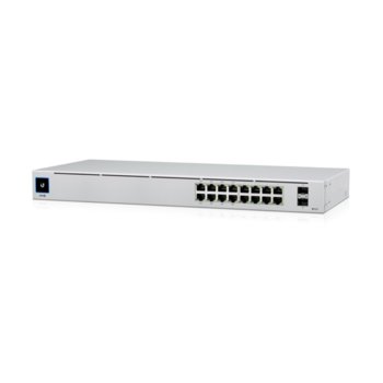Суич Ubiquiti USW-16-POE Gen2, 16x 10/100/1000 RJ45, 2x SFP | JAR Computers Ubiquiti USW-16-POE Gen2