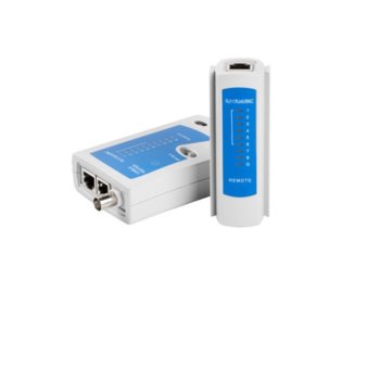Тестер за LAN кабели Lanberg, RJ-45, RJ-12, RJ-11, COAXIAL - NT-0401 | JAR Computers Lanberg LANTester - RJ-45, RJ-12, RJ-11, COAXIAL