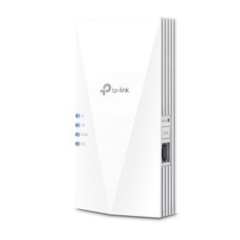 Range Extender/Репитер TP-Link RE600X AX1800, 2.4 GHz (574Mpbs)/ 5GHz (1200Mbps), 1x 10/100/1000 LAN, 2x вътрешни антени | JAR Computers TP-Link RE600X AX1800