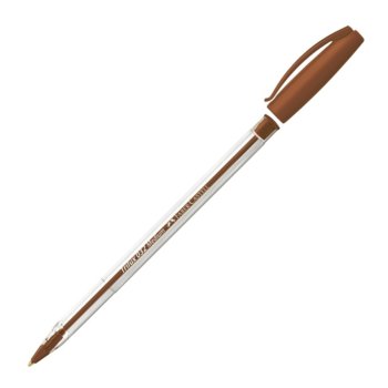 Химикалка Faber-Castell 032 M, 1 mm дебелина на писане, кафяв цвят на писане, кафява | JAR Computers Химикалка Faber-Castell 032 M кафява