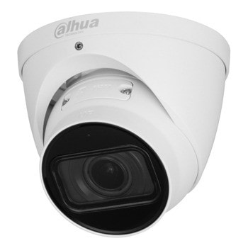IP камера Dahua IPC-HDW5442T-ZE-2712-S3, куполна, 4Mpix(2688x1520@30fps), 2.7-12mm моторизиран обектив, H.265+/H.265/H.264+/H.264/H.264B/H.264H/MJPEG, IR осветеност (до 40m), външна IP67, PoE, microSD слот до 512GB, микрофон | JAR Computers Dahua IPC-HDW5442T-ZE-2712-S3