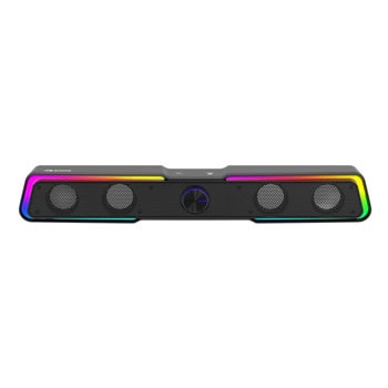 Тонколона Marvo SG-110, 2.0, 6W RMS (3W + 3W), USB, Jack 3.5mm, черна, гейминг, RGB подсветка | JAR Computers Тонколона Marvo SG-110