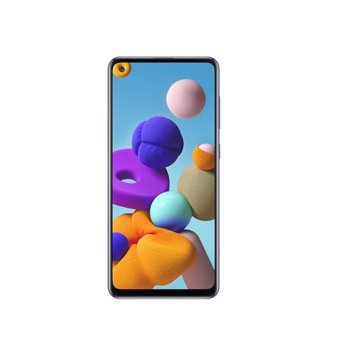 Смартфон Samsung Galaxy A21s SM-A217 (син), поддържа 2 sim карти, 6.5" (16.51 cm) HD+ дисплей, осемядрен Exynos 850 2.0 GHz, 3GB RAM, 32GB Flash (+ microSD слот), 48.0 MP + 8.0 MP + 2.0 MP + 2.0 MP & 13.0 MP camera, Android | JAR Computers Samsung GALAXY A21s SM-A217 3/32GB Blue