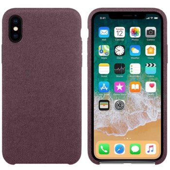 Силиконов гръб Apple iPhone X/XS розов Soft touch