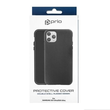 Prio Protective Hybrid Cover Galaxy S21 Ultra blk