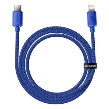 кабел baseus usb c м to lightning м 1.2m blue