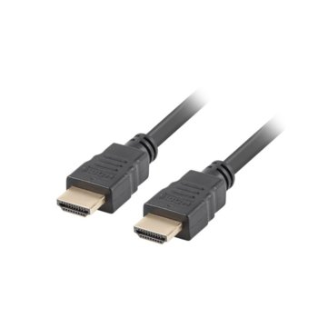 Кабел Lanberg CA-HDMI-10CC-0075-BK, HDMI(м) към HDMI(м), V2.0, 7.5m, черен | JAR Computers Lanberg CA-HDMI-10CC-0075-BK