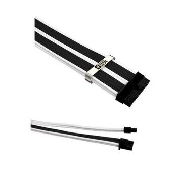 Комплект захранващи кабели 1stPlayer BKW-001, 0.35 m, черно-бели | JAR Computers Комплект захранващи кабели 1stPlayer BKW-001